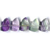 8x12mm Fluorite ZUNI BEAR Animal Fetish Beads