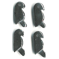 5x15mm Hematite (Hematine) Mini BIRD Animal Fetish Beads