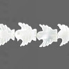 15mm White Mother of Pearl BIRD/EAGLE Animal Fetish Beads