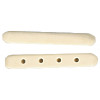 4x5x32mm *Polished Bone 4-Hole SPACER BAR Components - Side Drilled Through Width