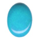 30x40mm Turquoise Dyed Howlite Oval CABOCHON