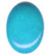 30x40mm Turquoise Dyed Howlite Oval CABOCHON