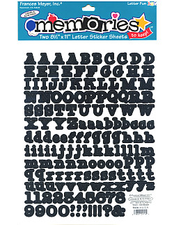 Frances Meyer® Black Letter STICKERS