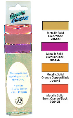 Friendly Plastic® 1-1/2" x 3" Assorted Mini Molding Sticks #70004E