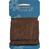 Decorative Details®  2-1/4" Brown FAUX SUEDE FRINGE, 1 Yrd.