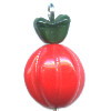 10mm 2-Bead Pressed Glass PUMPKIN