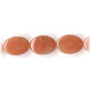 10x14mm Red Aventurine FLAT OVAL Beads