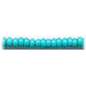 2x4mm Stabilized Blue Turquoise Gemstone RONDELLE Beads - 7-3/4" Strand