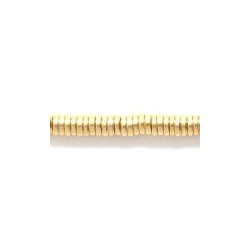 1x6mm 22kt Gold-Plated Flat DISC / HESHI Beads