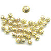 4mm 22kt Gold-Plated FILIGREE ROUND Beads