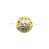 8mm 14kt Gold-Plated FILIGREE ROUND Bead