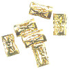 5x8mm 18kt Gold-Plated FILIGREE TUBE Beads