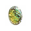 18x25mm Gold Paua Shell OVAL CABOCHON