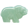 22x36mm Green Aventurine LION Animal Fetish Focal/Pendant Bead