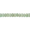 6x4mm Green Aventurine (Natural) Faceted RONDELLE, B Grade