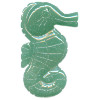 30x50mm Green Aventurine SEAHORSE Pendant/Focal Bead