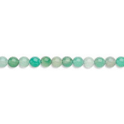 4mm Green Agate ROUND Beads