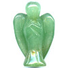 15x20mm Green Aventurine 3-D ANGEL Bead