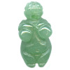 11x22mm Green Aventurine Mini 3-D GODDESS Bead