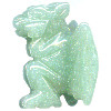 20mm Green Aventurine 3-D GARGOYLE Bead