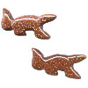 12x24mm Goldstone SQUIRREL Animal Fetish Beads