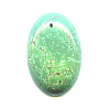 20x29mm Green Chalk Turquoise (Magnesite) OVAL CABOCHON Pendant/Focal Bead