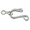 16mm Nickel Plated Brass Hook & Eye CLASP