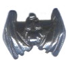 18x20mm 3-D Hematite BAT Animal Fetish Bead