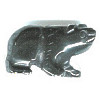14x20mm 3-D Hematite BEAR Animal Fetish Pendant/Focal Bead