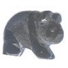 15x20mm Blackstone 3-D PANDA BEAR Animal Fetish Bead