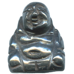 15x20mm Hematite 3-D BUDDHA Beads