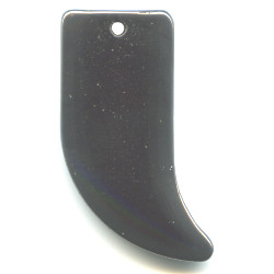 12x27mm Hematite (Hematine) CLAW Pendant/Focal Bead