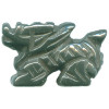 14x20mm Hematite DRAGON Animal Fetish Bead