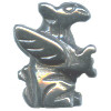 20mm Hematite 3-D GRIFFIN Bead