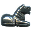 16x20mm 3-D Hematite HORSE Animal Fetish Bead