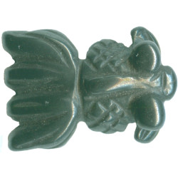 16x22mm Hematite GOLDFISH Animal Fetish Bead