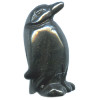 12x22mm Hematite 3-D PENGUIN Animal Fetish Bead