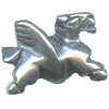 20mm Hematite 3-D PEGASUS Bead