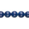 10mm Lapis Dyed Howlite ROUND Beads