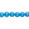 8mm Turquoise Dyed Howlite ROUND Beads