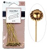 Blue Moon® 2" (20 gauge) Antiqued Goldtone Fancy Crown End HEAD PINS