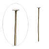 1-1/4" Brass (21 gauge) HEAD PINS