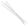 3" (20 gauge) Nickel Plated Brass Silvertone HEAD PINS