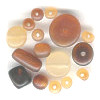 5mm - 15mm Mixed Natural Horn Bead Assortment