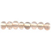 4-5mm Transparent Light Cream Lampwork ROUND Beads