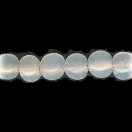 4mm Translucent Clear Lampwork Glass ROUND Beads