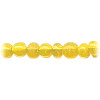 4-5mm Transparent Yellow Lampwork Glass ROUND Beads