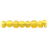 4-5mm Transparent Yellow Lampwork Glass ROUND Beads
