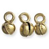 7-8mm Brass India Dancing BELLS / DROPS