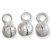 7-8mm Bright Silvertone (Tin) India Dancing BELLS / DROPS